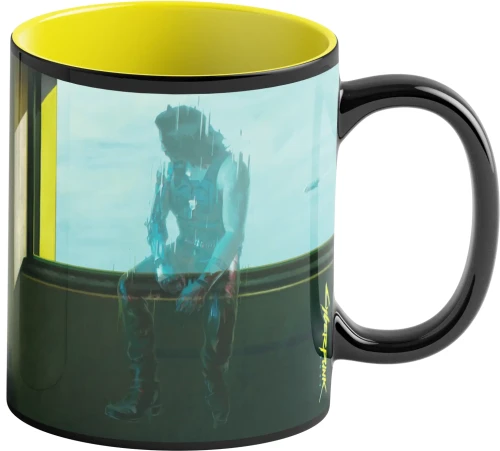 Good Loot Kubek ceramiczny Game Art Chronicles Cyberpunk 2077 V & Edward Hopper