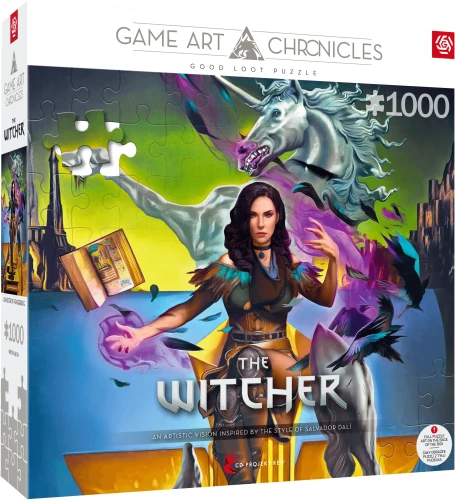Good Loot Game Art Chronicles Puzzle: The Witcher Yennefer & Salvador Dali 1000 elementów