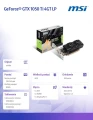 MSI Karta graficzna GeForce GTX 1050 TI 4GB DDR5 128BIT DVI/HDMI