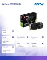 MSI Karta graficzna GeForce GTX 1660 Ti ARM OR 6G OC 192BIT GDDR6 3DP/HDMI