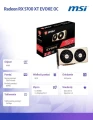 MSI Karta graficzna Radeon RX 5700 XT EVOKE OC 8G GDDR6 256BIT HDMI/3DP