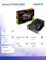 Gigabyte Karta graficzna GeForce GTX 1660SUPER OC IX 192BIT 6GB GDDR6