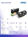 MSI Karta graficzna GeForce GTX 1050 TI OC 4GB DDR5 128BIT DVI-D/HDMI/DP