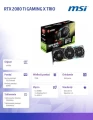 MSI Karta graficzna RTX 2080 Ti GAMING X TRIO 11GB GDDR6 352bit DP/HDMI/USB c