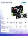 MSI Karta graficzna GeForce RTX 2080 SUPER VENTUS OC 8GB 256BIT GDDR6 HDMI/3DP