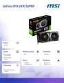 MSI Karta graficzna GeForce RTX 2070SUPER GAMING X 8G GDDR6