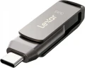 Pendrive Lexar | 2-in-1 Flash Drive | JumpDrive Dual Drive D400 | 32 GB | USB 3.1 | Grey