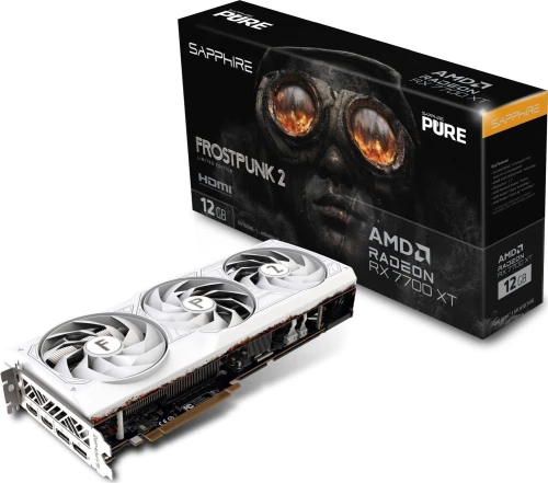 Sapphire Pure Radeon RX 7700 XT Frost Punk 2 Edition 12GB GDDR6