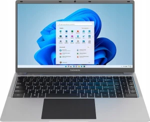 Thomson Neo N15, 15,6-inch/Intel Celeron 4 cores N5100/1366*768 HD TN/8GB RAM DDR4/512Gb M.2/Wifi AC & BT 4.2/0.3MP Webcam/5000 mAh 7.6V/Windows 11Home/keyboard UA/Silver