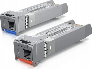 Ubiquiti SFP+ UACC-OM-SM-10G-S-2 Single-Mode Fiber LC-Simplex  UF-SM-10G-S: SFP+, 10 Gbps
