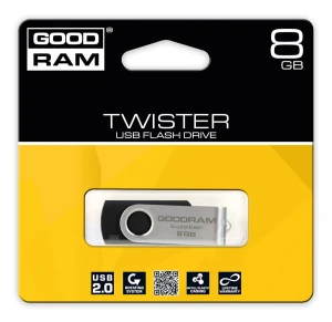 GOODRAM TWISTER 8GB USB2.0 Black