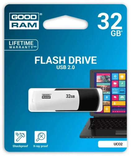 Pendrive GoodRam UCO2 32GB USB 2.0 Black & White