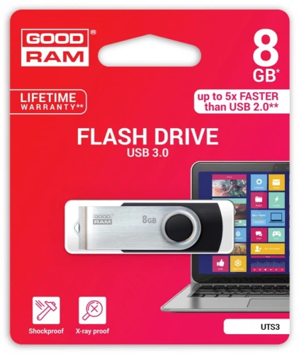 GOODRAM TWISTER BLACK 8GB USB3.0