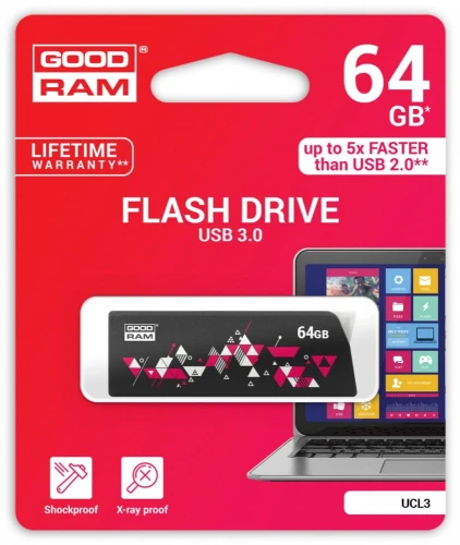 Pendrive GoodRam UCL3 64GB USB 3.0 Black