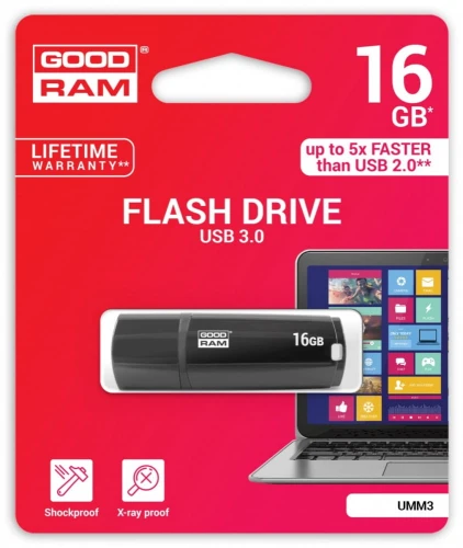 Pendrive GoodRam UMM3 16GB USB3 Black