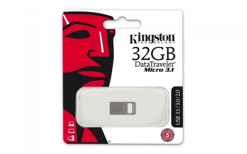 Pendrive Kingston DataTraveler Micro 3.1 32GB Silver