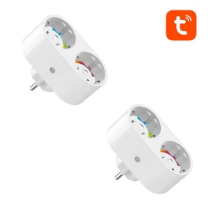 Podwójne inteligentne gniazdko WiFi Gosund SP211, 2 sztuki 3500W (dwupak) Tuya OUTLET