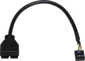 Akyga Adapter USB 2.0 - USB 3.0, czarny