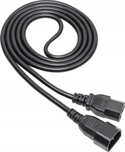 Akyga AKYGA Power cable AK-UP-06 IEC C14 C15 250V/50Hz 1.8m