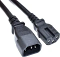 Akyga AKYGA Power cable AK-UP-07 IEC C14 C15 250V/50Hz 3m