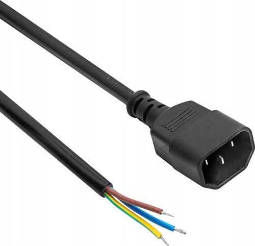 Akyga bez zakończenia AK-OT-07A CCA IEC C14 1.5 m
