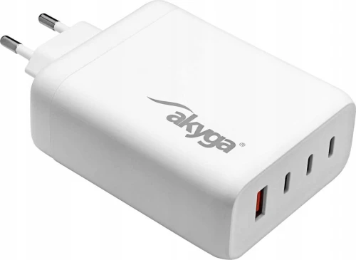 Akyga Ładowarka USB AK-CH-24 USB-A + 3x USB-C PD 5-28V / max. 5A 140W Quick Charge 3.0 GaN