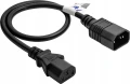 Akyga AK-PC-14A przedłużacz CCA IEC C13 / C14 0.5m