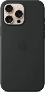 Apple iPhone 16 Pro Max Silicone Case with MagSafe - Black