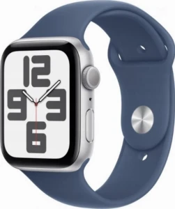 Apple Watch SE Gen.2 GPS 44mm Silver Alu Sport S/M Granatowy
