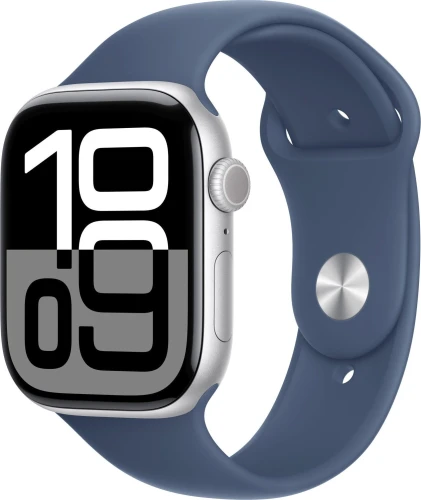 Apple Watch 10 GPS 42mm Silver Alu M/L Niebieski