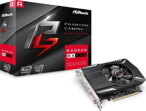 ASRock Radeon RX 550 Phantom Gaming 4GB GDDR5