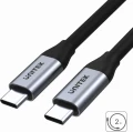 Unitek C14091ABK USB-C - USB-C 2 m Srebrny