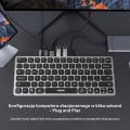 Unitek Klawiatura 9w1 D1092A, hub USB, HDMI 4K, PD 100W