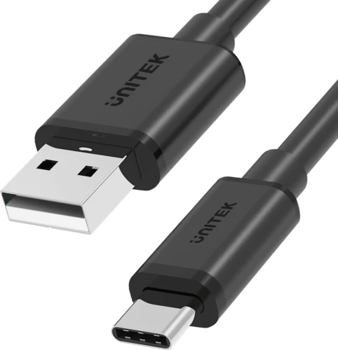 Unitek Y-C480BK USB-A - USB-C 0.25 m Czarny