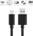 Unitek Y-C480BK USB-A - USB-C 0.25 m Czarny