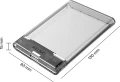 Unitek S1103A USB 3.2 Gen 1 - SATA6G 2.5 HDD/SSD DiskGuard Limpid R