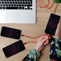 Unitek C4049RD USB-A - USB-C + microUSB + Lightning 1.2 m Czerwony