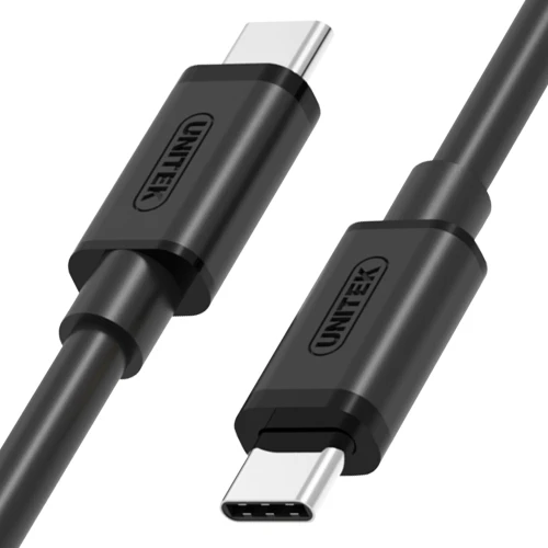 Unitek Y-C477BK USB-C - USB-C 1 m Czarny