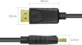 Unitek DP-MM-5M19A/L / Y-C610BK DisplayPort - DisplayPort 5m czarny