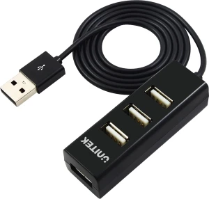 Unitek Y-2140 BLACK 4x USB-A 2.0