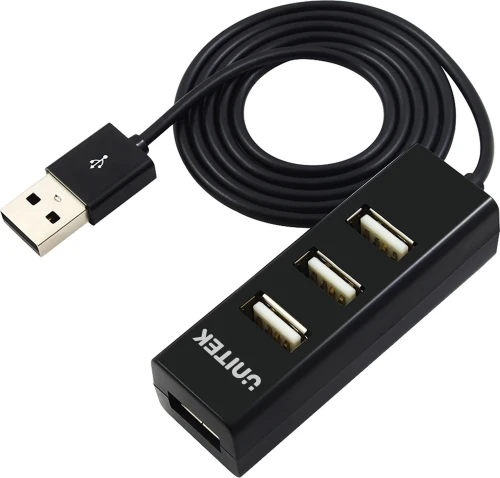 Unitek Y-2140 BLACK 4x USB-A 2.0