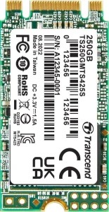 Transcend TS250GMTS425S 250GB M.2 2242 SATA III