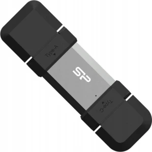 Silicon Power Mobile C51 128GB USB-A USB 3.2 Type-C 120MB/s Srebrny