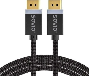 Savio SAVKABELCL-176 DisplayPort - DisplayPort 3m czarny