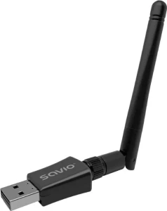 Savio Adapter Wi-Fi USB, 2.4 GHz / 5 GHz, 433 Mbps, SAVAK-61