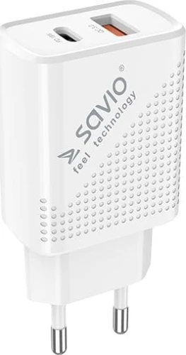 Savio SAVLA-04 1x USB-A 1x USB-C 3 A