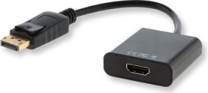 Savio SAVKABELCL-55 DisplayPort - HDMI Czarny