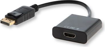 Savio SAVKABELCL-55 DisplayPort - HDMI Czarny
