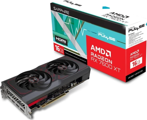Sapphire 11339-04-20G Pulse Radeon RX 7600 XT OC 16GB GDDR6
