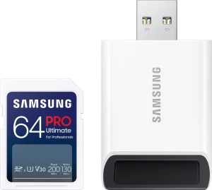 Samsung MB-SY64SB/WW Pro Ultimate SDXC 64 GB UHS-I U3 V30